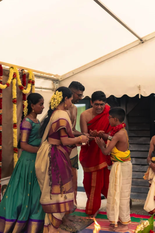 Hindu Thread Ceremony at Godmersham Village Hall