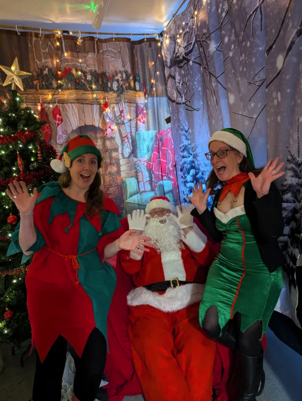 Santa and Elves Christmas 2025